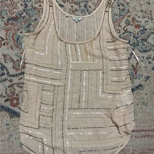 vintage guess sequin tank top